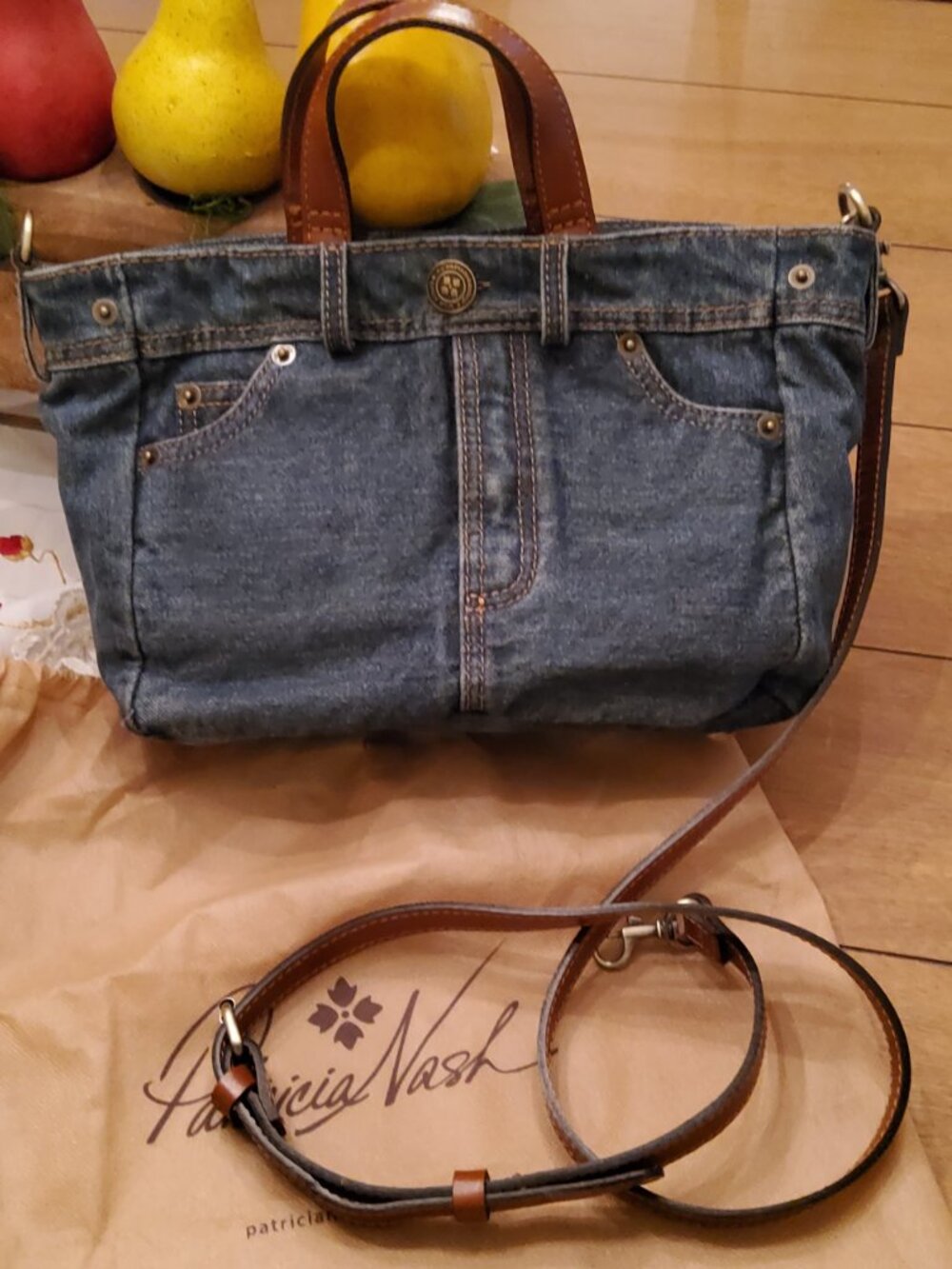 Patricia Nash Jean Top Handle/Crossbody Bag